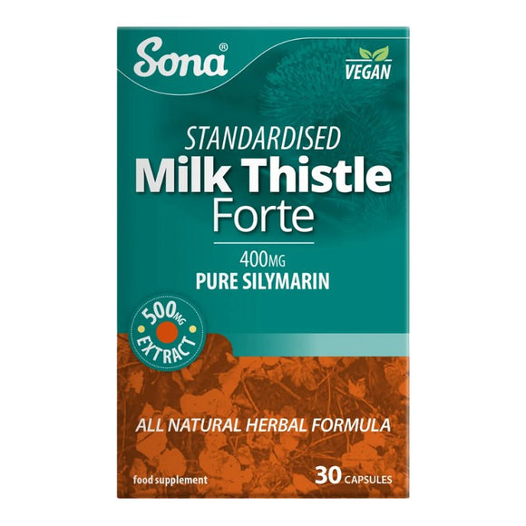 Sona Milk Thistle Forte Capsules 30 Pack - O'Sullivans Pharmacy - Vitamins - 5390612007715