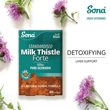 Sona Milk Thistle Forte Capsules 60 Pack - O'Sullivans Pharmacy - Vitamins - 5390612007791