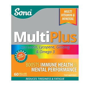 Sona Multiplus Capsules 60 Pack - O'Sullivans Pharmacy - Vitamins - 5390612002611