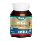 Sona Omega 3 1000mg Fish Oil Capsules 30 Pack - O'Sullivans Pharmacy