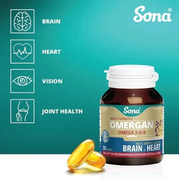 Sona Omergan 3 - 6 - 9 Capsules 30 Pack - O'Sullivans Pharmacy