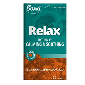 Sona Relax Herbal Formula Tablets 30 Pack - O'Sullivans Pharmacy - Vitamins - 5390612010609