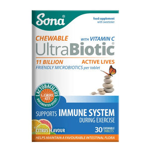 Sona Ultrabiotic Active Lives Tablets 30 Pack - O'Sullivans Pharmacy - Vitamins - 5390612009016