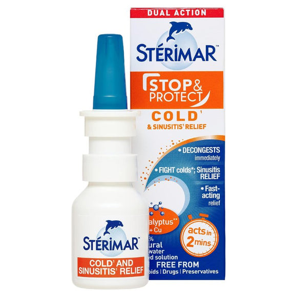 Sterimar Stop & Protect Cold & Sinus Relief 20ml - O'Sullivans Pharmacy - Medicines & Health - 3331300097788