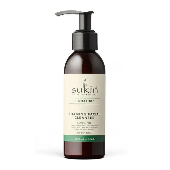 Sukin Foaming Facial Cleanser Pump 125ml - O'Sullivans Pharmacy