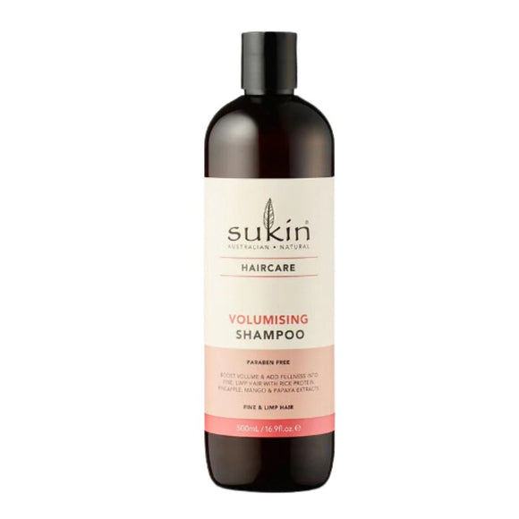 Sukin Volumising Shampoo 500ml - O'Sullivans Pharmacy - Bath & Shower - 9327693006906