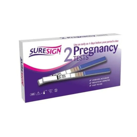Suresign Pregnancy Tests 2 Pack - O'Sullivans Pharmacy