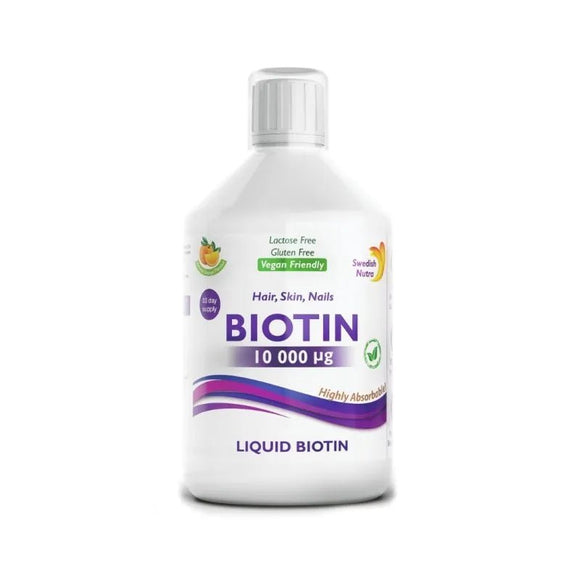 Swedish Nutra Biotin 10,000ug 500ml - O'Sullivans Pharmacy