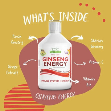Swedish Nutra Ginseng Energy 500ml - O'Sullivans Pharmacy
