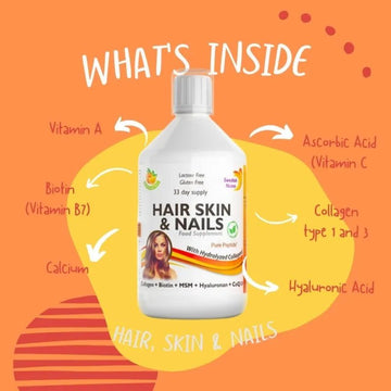 Swedish Nutra Hair Skin And Nails 500ml - O'Sullivans Pharmacy