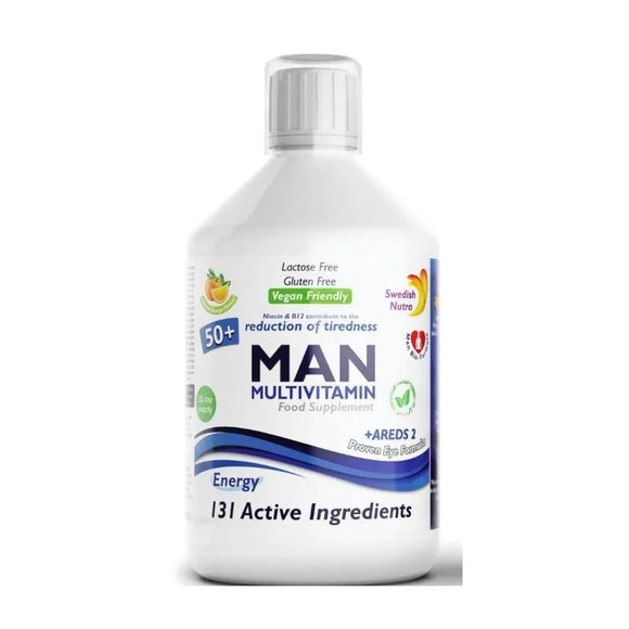 Swedish Nutra Man Active 50 Plus 500ml - O'Sullivans Pharmacy