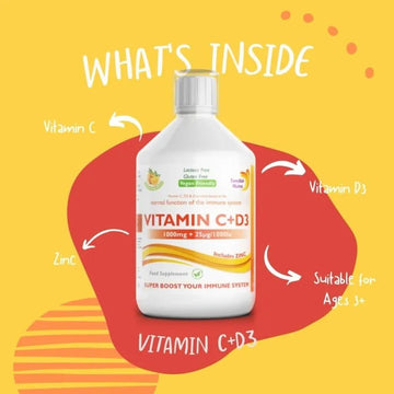 Swedish Nutra Vitamin C and Vitamin D3 500ml - O'Sullivans Pharmacy