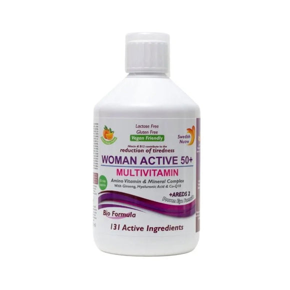 Swedish Nutra Woman Active 50 Plus Multivitamin 500ml - O'Sullivans Pharmacy