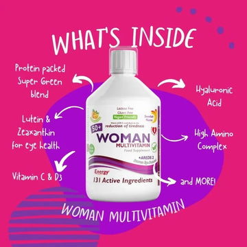 Swedish Nutra Woman Active 50 Plus Multivitamin 500ml - O'Sullivans Pharmacy