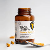 Taka Turmeric Organic Turmeric and Black Pepper Extract Caps 120 Pack - O'Sullivans Pharmacy