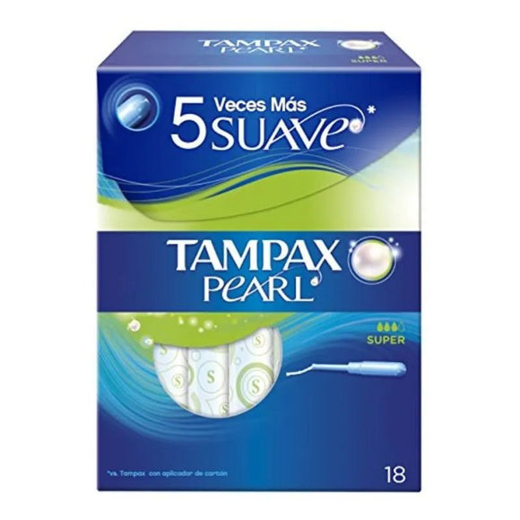 Tampax Pearl Super 18 Pack - O'Sullivans Pharmacy