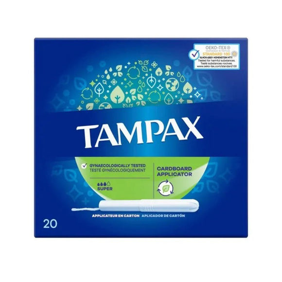 Tampax Super Tampons 20 Pack - O'Sullivans Pharmacy
