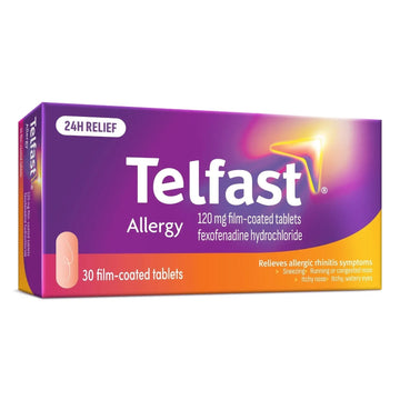 Telfast Allergy 120 mg Film Coated Tablets 30 Pack - O'Sullivans Pharmacy