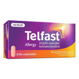 Telfast Allergy 120 mg Film Coated Tablets 30 Pack - O'Sullivans Pharmacy