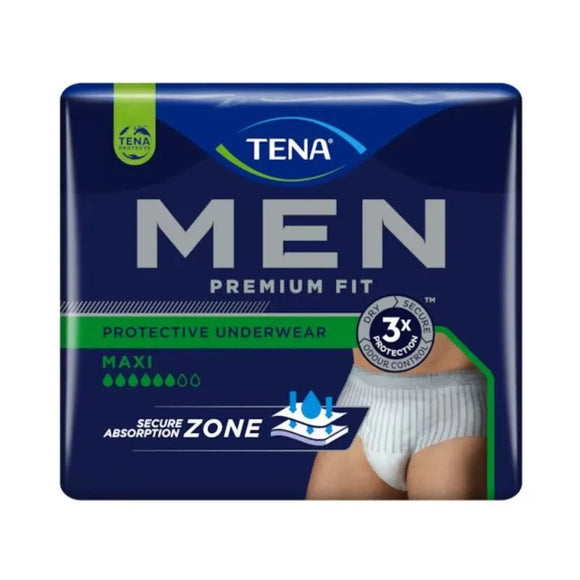 Tena Men Premium Fit Level 4 Maxi Pants Medium 9 Pack - O'Sullivans Pharmacy
