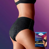 Tena Silhouette Low Waist Black Incontinence Underwear Large 9 Pack - O'Sullivans Pharmacy