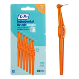 TePe Angle Orange Interdental Brushes (Size 1) 6 Pack - O'Sullivans Pharmacy