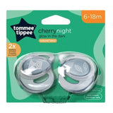 Tommee Tippee Cherry Glow In The Dark 6M - 18M Latex Soothers 2 Pack - O'Sullivans Pharmacy