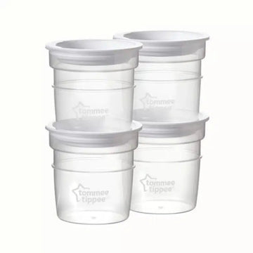 Tommee Tippee Closer To Nature Breast Milk Storage Pots 4 Pack - O'Sullivans Pharmacy