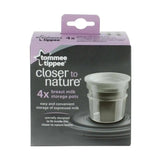 Tommee Tippee Closer To Nature Breast Milk Storage Pots 4 Pack - O'Sullivans Pharmacy