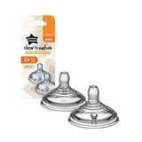 Tommee Tippee Closer To Nature Teats 6m+ Fast Flow 2 Pack - O'Sullivans Pharmacy
