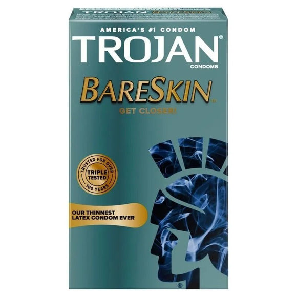 Trojan Bareskin Condoms 10 Pack - O'Sullivans Pharmacy