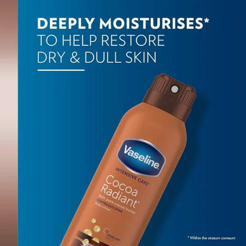 Vaseline Spray Moisturiser Cocoa Radiant 190ml - O'Sullivans Pharmacy