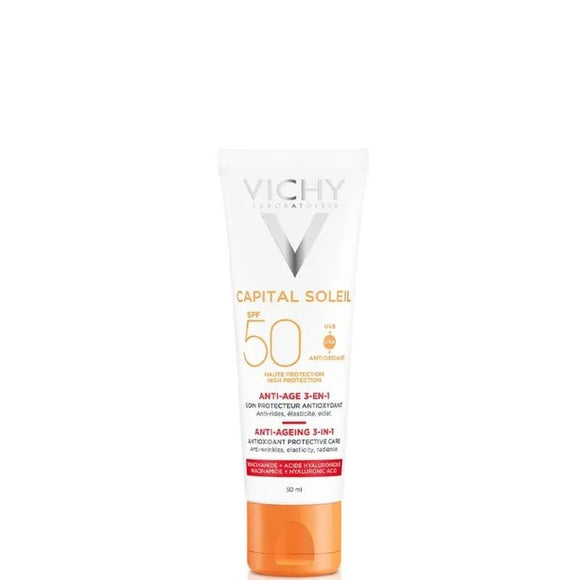 Vichy Capital Soleil Anti - Ageing SPF50+ 50ml - O'Sullivans Pharmacy