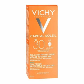 Vichy Capital Soleil Dry Touch Invisible Mattifying Face Fluid SPF30 50ml-O Sullivans Pharmacy