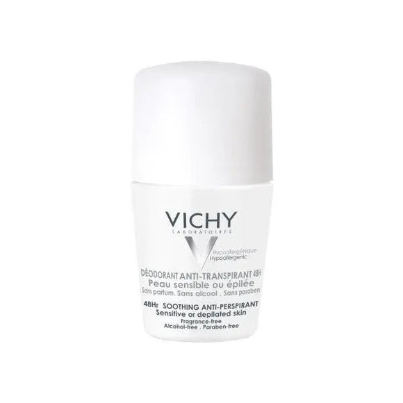 Vichy Deodorant Roll On 48h Sensitive 50ml-O Sullivans Pharmacy