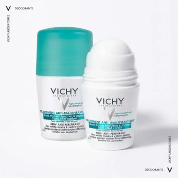 Vichy Deodorant Roll On 48h No White Marks 50ml-O Sullivans Pharmacy