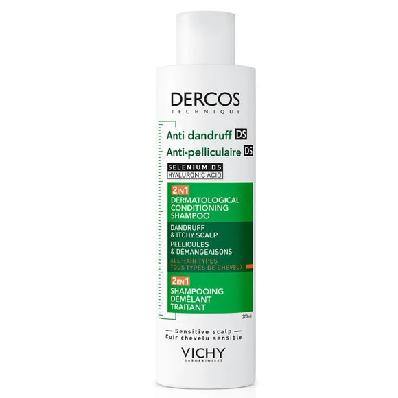 Vichy Dercos Anti - Dandruff 2in1 Dermatological Conditioning Shampoo 200ml - O'Sullivans Pharmacy