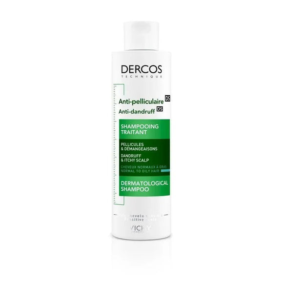 Vichy Dercos Anti - Dandruff Shampoo for Oily Hair and Scalp 200ml - O'Sullivans Pharmacy