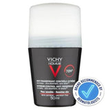 Vichy Homme Extreme Control 72hour Anti - Perspirant Deodorant 50ml - O'Sullivans Pharmacy