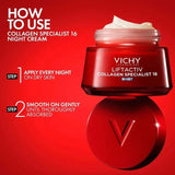 Vichy Liftactiv Collagen Specialist Night Cream 50ml - O'Sullivans Pharmacy