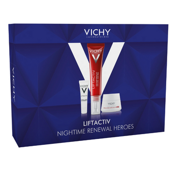 Vichy Liftactiv Night Time Renewal Heroes Gift Set - O'Sullivans Pharmacy - Fragrance & Gift - 5051858787389