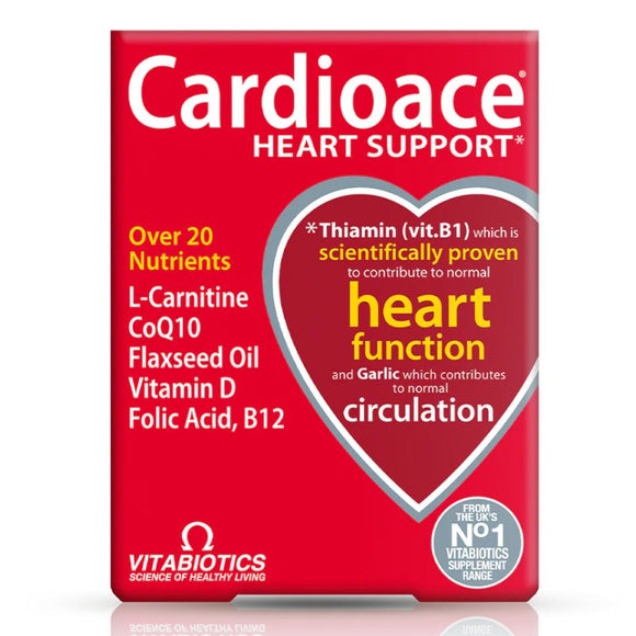 Vitabiotics Cardioace Capsules 30 Pack - O'Sullivans Pharmacy - Vitamins - 5021265221608