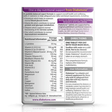 Vitabiotics Diabetone Tablets 30 Pack - O'Sullivans Pharmacy