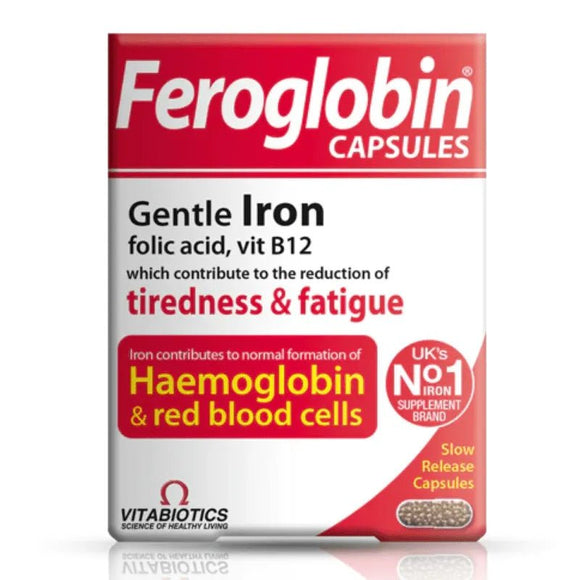 Vitabiotics Feroglobin Capsules 30 Pack - O'Sullivans Pharmacy