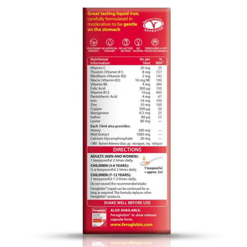 Vitabiotics Feroglobin Liquid 500ml - O'Sullivans Pharmacy