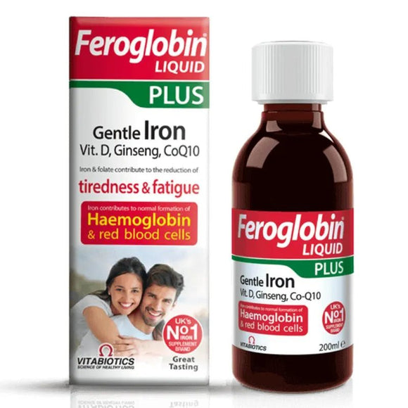 Vitabiotics Feroglobin Liquid Plus 200ml - O'Sullivans Pharmacy