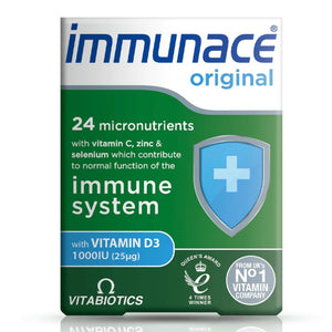 Vitabiotics Immunace Original 30 Tablets - O'Sullivans Pharmacy - Vitamins - 5021265221424