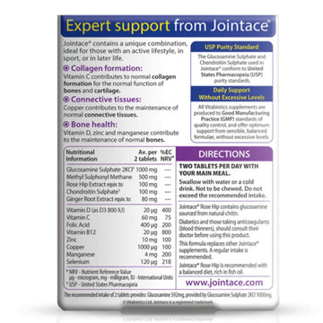 Vitabiotics Jointace Rosehip & MSN 30 Tablets - O'Sullivans Pharmacy - Vitamins - 5021265222513