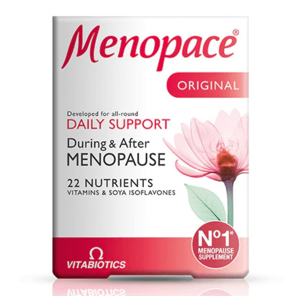 Vitabiotics Menopace Original 30 Tablets - O'Sullivans Pharmacy - Vitamins - 5021265221004