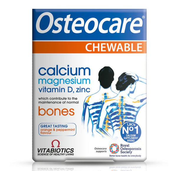 Vitabiotics Osteocare Chewable 30 Tablets - O'Sullivans Pharmacy - Vitamins - 5021265220403